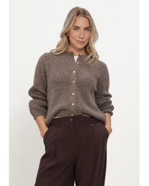 Modström Damen Pullover & Cardigans Crismd Cardigan - Braun