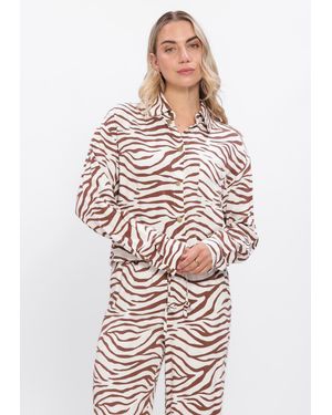 Ydence Damen Blusen Blouse Nielie - Weiß