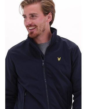 Lyle & Scott Jack Fleece Lined Funnel Neck Jacket Herren - Blau