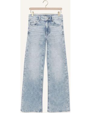 Indian Blue Jeans Mädchen Jeans Wide Fit Studs - Blau