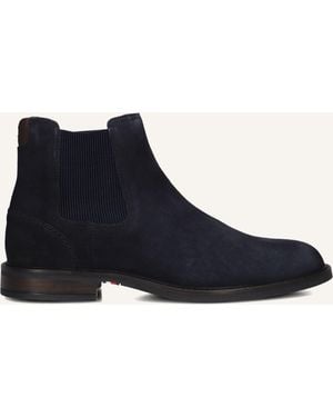 Tommy Hilfiger Herren Stiefel Corporate Dressy Chelsea - Blau