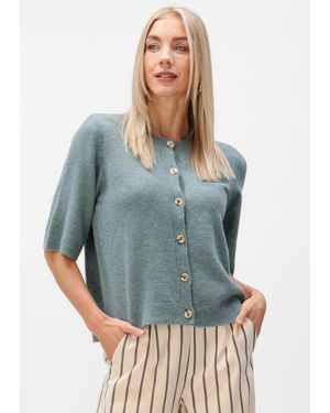 Minus Damen Pullover & Cardigans Msjanna Knit Cardigan - Blau