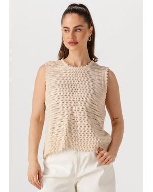 Modström Damen Tops & T-Shirts Miemd Top - Natur
