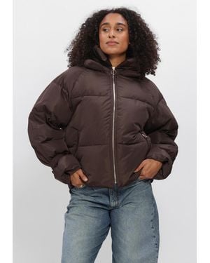 WITHBLACK Damen Jacken Wblkylie Real Down Jacket - Braun