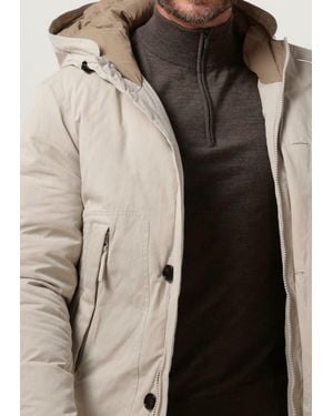 Profuomo Wattierte Jack Outerw Parka Duckdwn Nicht-gerade - Mehrfarbig