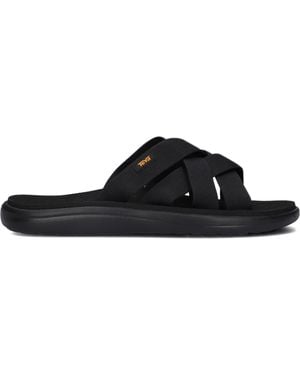 Teva Pantolette M Voya Slide - Schwarz