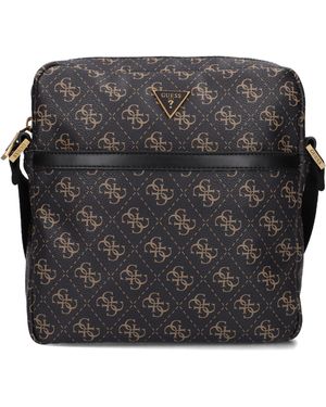 Guess Reportertasche Vezzola Smart Top Zp Xbody Flat Herren - Schwarz