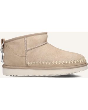 UGG Damen Stiefel W Classic Ultra Mini Biarritz - Schwarz