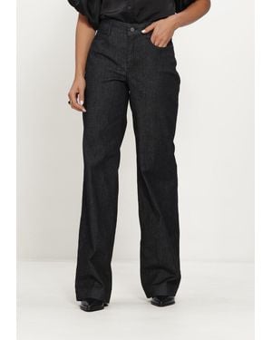 M·a·c Damen Jeans 0357L Dream Wide Authentic Wide Leg - Schwarz