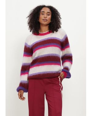 Pom Damen Pullover & Cardigans Faye Striped - Rot