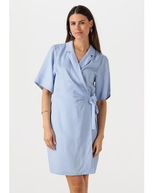 Another Label Damen Kleider Milou Dress S/S - Blau