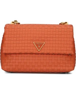 Guess Umhängetasche Lisbet Convertible Xbody Flap Damen - Orange