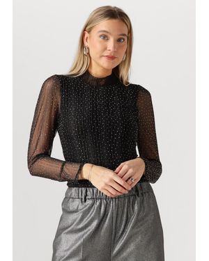 Nukus Damen Tops & T-Shirts Puck Top Strass - Schwarz