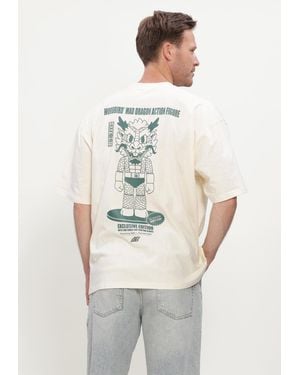 Woodbird Herren Polos & T-Shirts Wbbeam Action Tee - Natur