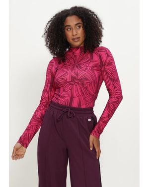 Pom Damen Blusen Romi Jersey - Rot
