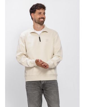 Chasin' Herren Pullover & Cardigans Ryder Zip-Up - Natur