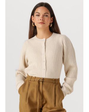 Neo Noir Damen Pullover & Cardigans Puli Knit Cardigan - Natur