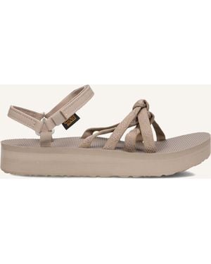 Teva Damen Sandalen Midform Kena Slim - Schwarz