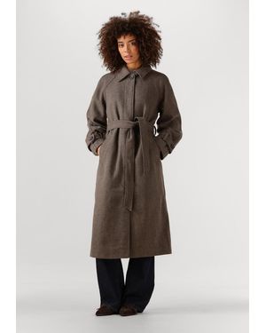 Object Damen Jacken Objemma L/S Coat - Grau