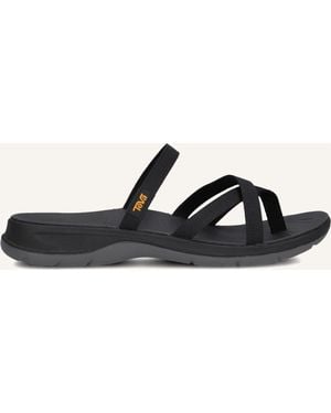 Teva Damen Pantoletten Tirra Traveler Flip - Schwarz