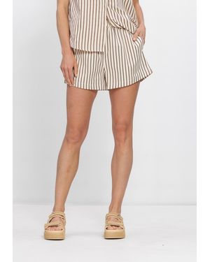 Ydence Damen Hosen Short Beth - Natur