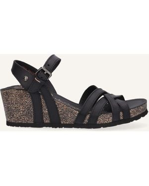 Panama Jack Damen Sandalen Vera - Schwarz