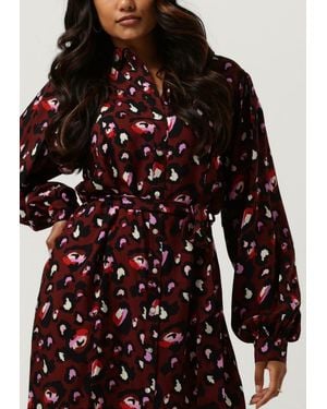 Pom Maxikleid Dress 7056 Damen - Rot