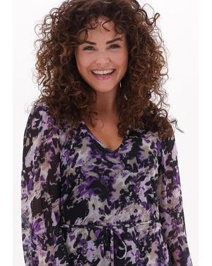 Freebird by Steven Midikleid Malia Ls Dress Damen - Lila