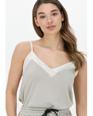 10Days Top Strappy Top Fleece Damen - Grau
