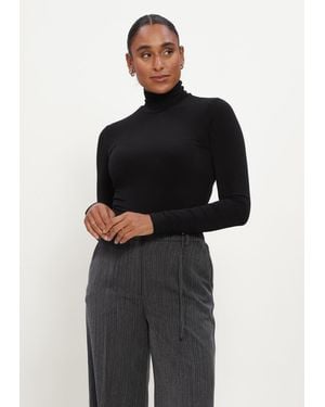 Notre-v Damen Tops & T-Shirts Nv-Inger - Schwarz