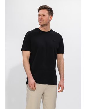 Pure Path Herren Polos & T-Shirts Essential Triangle Tee - Schwarz