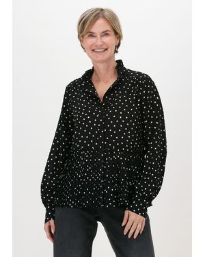 Levete Room Bluse Pam 3 Top - Schwarz