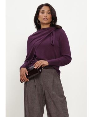Caroline Biss Damen Pullover & Cardigans 4205 - Lila