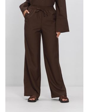 Aimée the Label Damen Hosen Sjoerdhs Trousers - Braun