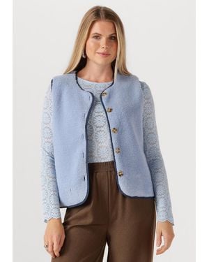 Ydence Damen Blazers Gilet Puck - Blau