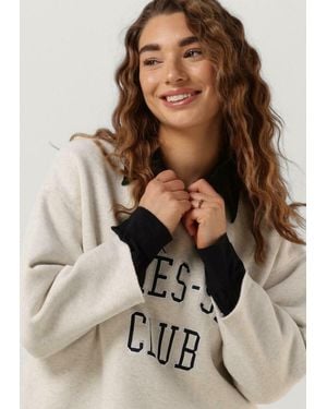 10Days Sweatshirt Statement Sweater Apres-ski - Natur