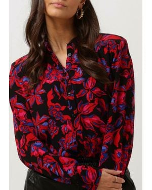 Alix The Label Bluse Ladies Woven Floral Blouse - Rot