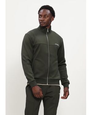 Les Deux Herren Jacken Track Jacket - Grün