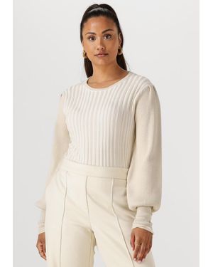 Nukus Damen Tops & T-Shirts Mulberry Pullover Lurex - Natur