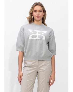 STUDIO AR Damen Pullover & Cardigans Isidre Viscose Knit - Grau
