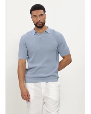 Saint Steve Herren Polos & T-Shirts Evan-S - Blau