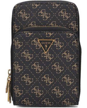 Guess Reportertasche Vezzola Dbl Zip Around Xbody Herren - Grau