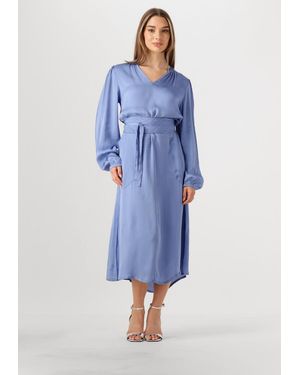 Lolly's Laundry Damen Kleider Parisll Midi Dress Ls - Blau