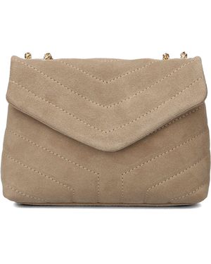Notre-v Umhängetasche Celine Suede Damen - Natur