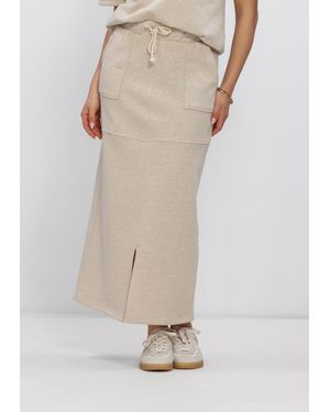 Nukus Damen Röcke Maartje Skirt Lurex - Natur