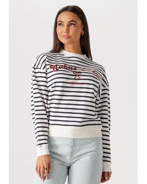 Nukus Damen Pullover & Cardigans Paige Sweater Stripe - Grau
