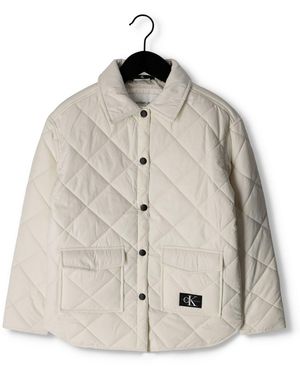 Calvin Klein Jack Quilted Wide Overshirt Mädchen - Natur