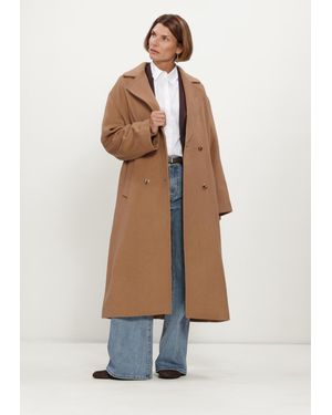 Beaumont Organic Damen Jacken Mariah Long Coat - Weiß