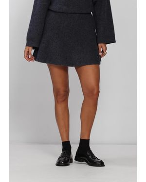 EDITED Damen Röcke Adalee Wool Knit Skirt - Schwarz