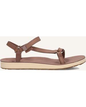 Teva Damen Sandalen W Original Universal Slim Lea - Schwarz